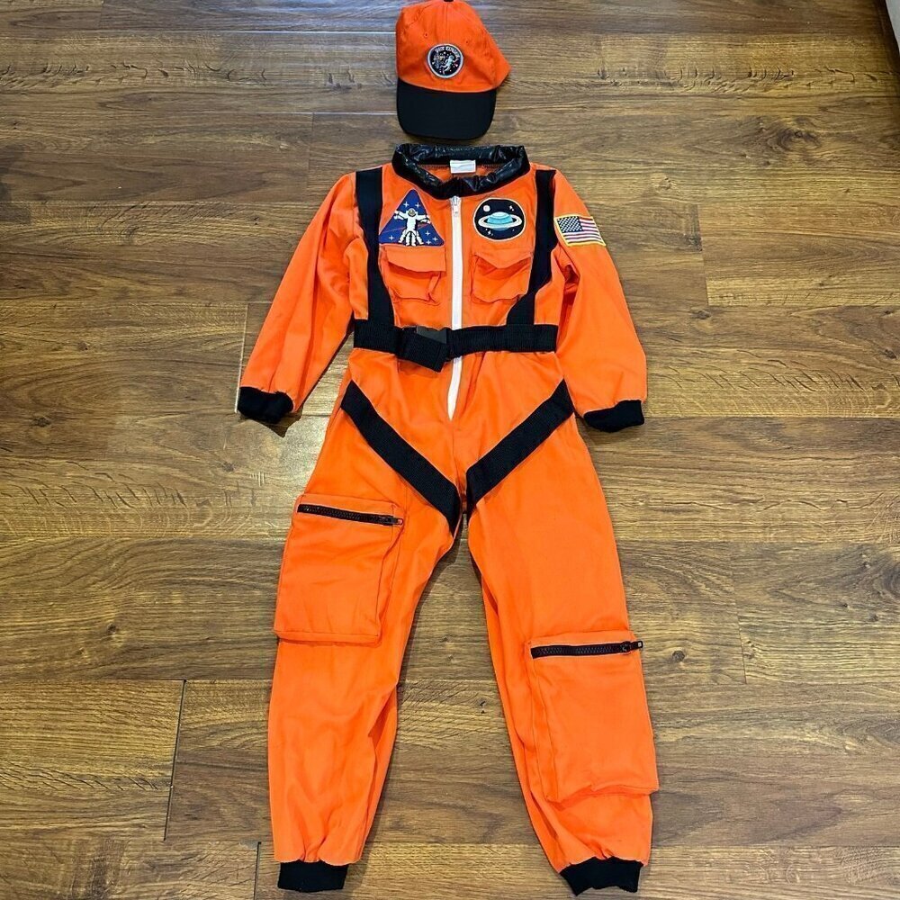 Teetot & Co orange astronaut spaceman costume 5-6